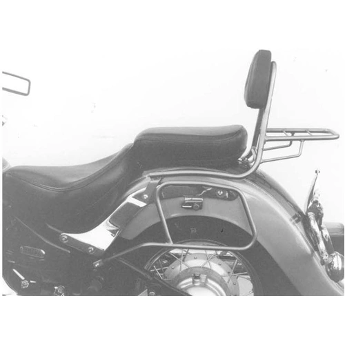 Sissybar without luggage rack chrome for Yamaha XVS 650 Drag Star Classic (1998-2007)