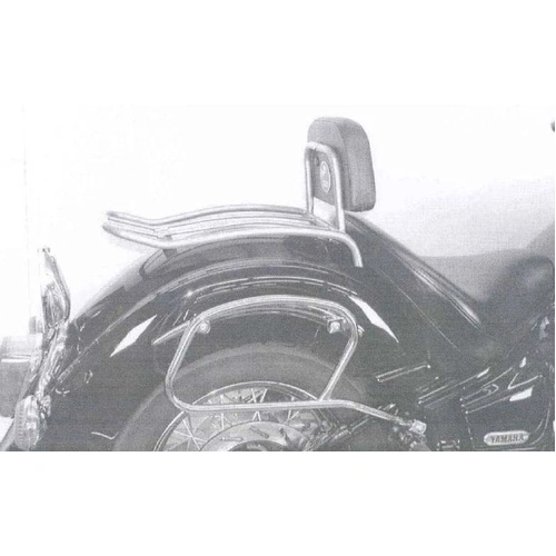 Solorack without backrest chrome for Yamaha XVS 1100 A Drag Star Classic (2001-2007)