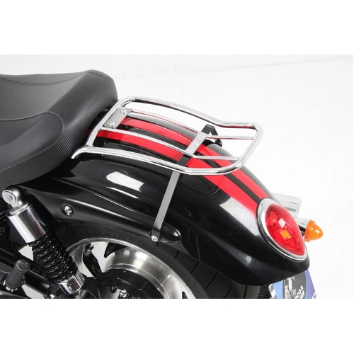 Solo rack without backrest chrome for Triumph Rocket III/Roadster (2011-2017)