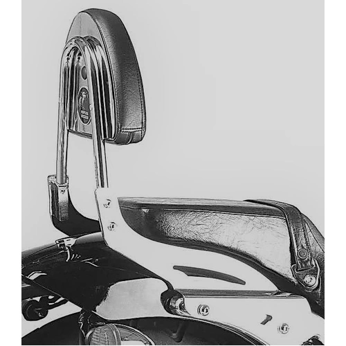 Sissybar without luggage rack chrome for Honda VT 750 D2 Black Widow (2001-2003)