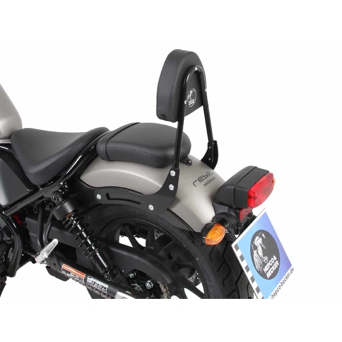 Sissybar without luggage rack black for Honda CMX 500 Rebel (2017-)