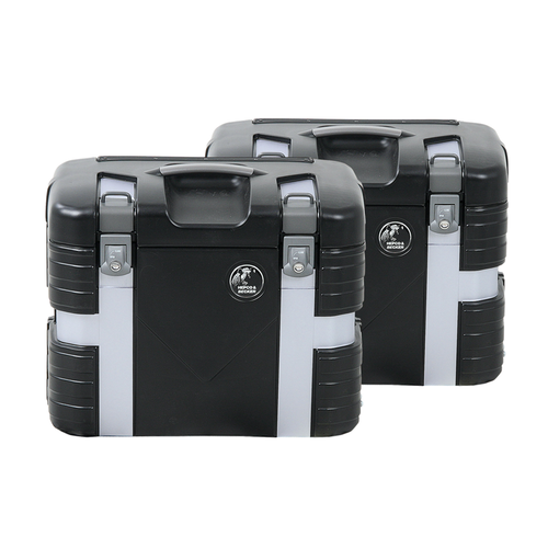 GOBI SIDE BOXES BLACK EDITION - BLACK/SILVER