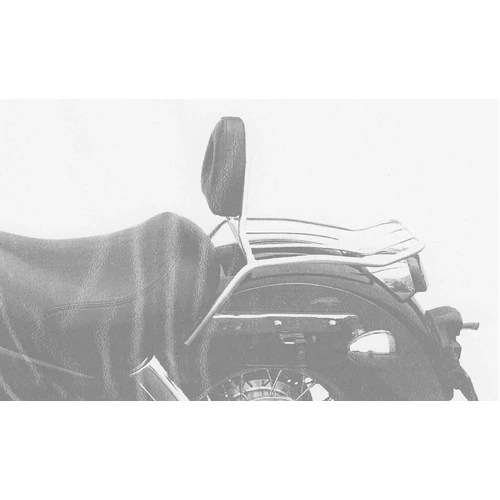 Solorack with backrest chrome for Honda VT 1100 C2 Shadow (1995-2000)