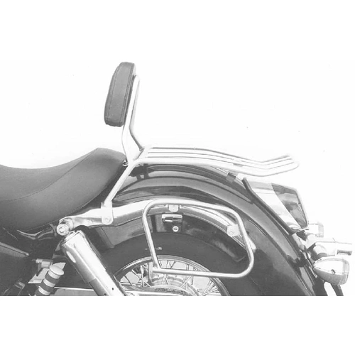 Solo rack with chrome backrest for Honda VT 750 C2 (1997-2001)