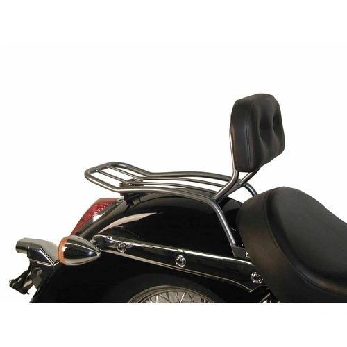 Solorack with backrest chrome for Honda VT 750 Shadow (2004 -2007)