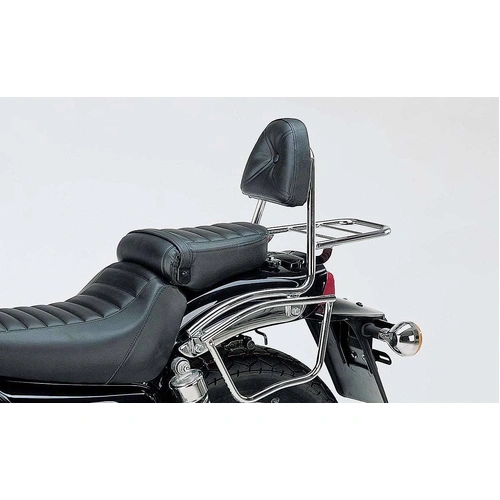 Sissybar with luggage rack chrome for Kawasaki EL 250 (1994)/EL 252 (1996-2003)