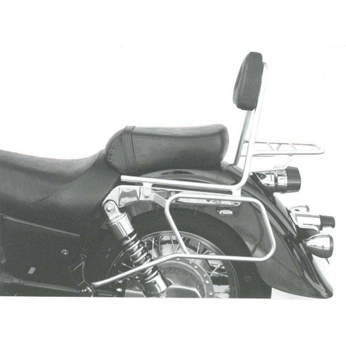 Sissybar with luggage rack chrome for Kawasaki VN 1500 Classic (1996-2002)