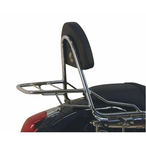 Sissybar with luggage rack chrome for Kawasaki VN 1500 (2002-2003)/1600 Mean Streak (2004-2008)