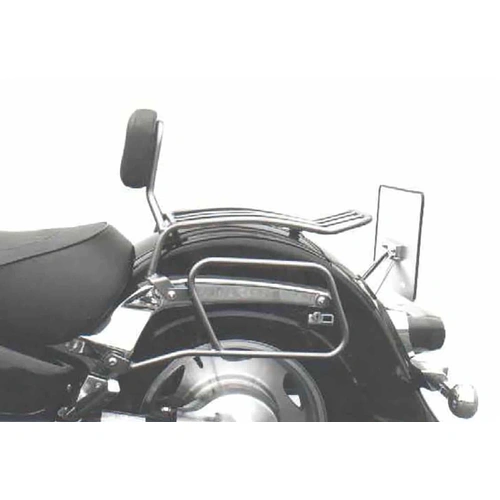 Solorack with backrest chrome for Suzuki VL 1500 Intruder (1998-2004)/C 1500 Intruder (2005)