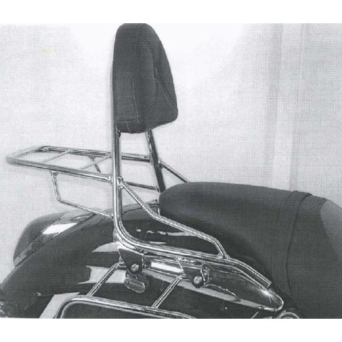Sissybar with rear rack Suzuki M 1600 Intruder
