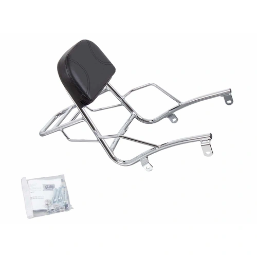 Sissybar with luggage rack chrome for Suzuki VL 800 Intruder LC Volusia (2001-2016) / C 800 Intruder / Black Edition (2005-2016)