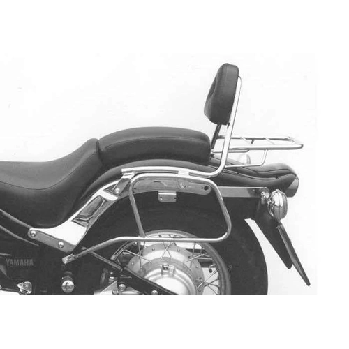 Sissybar with luggage rack chrome for Yamaha XVS 650 Drag Star (1996-2003)