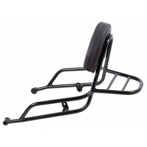 Sissybar with luggage rack black for Moto Guzzi V7 Stone Special Edition (850cc) (2022-2023)