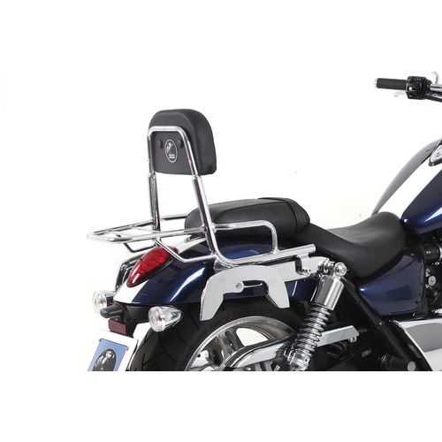 SISSYBAR WITH REARRACK CHROME FOR TRIUMPH THUNDERBIRD 1600/1700/STORM/COMMANDER (2009-)