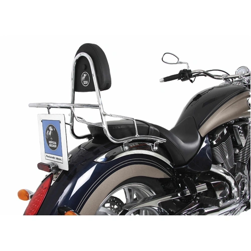Sissybar with luggage rack chrome for Victory Kingpin (2003-2016)