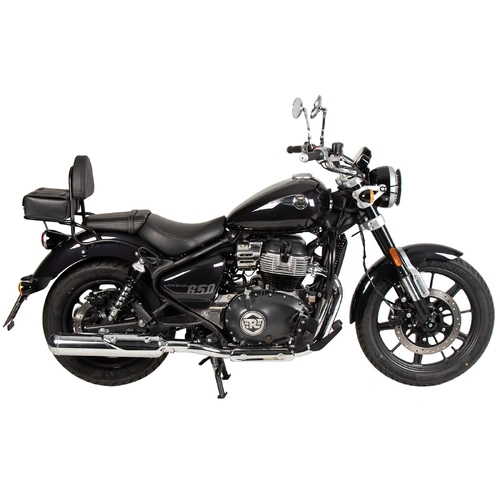 Sissybar with luggage rack black for Royal Enfield Super Meteor 650 (2023-)