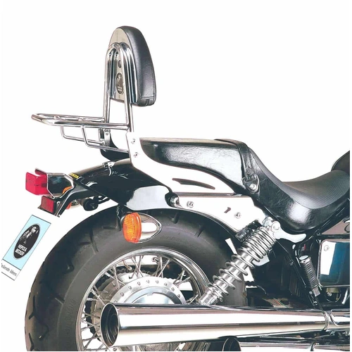Sissybar with luggage rack chrome for Honda VT 750 D2 Black Widow (2001-2003)