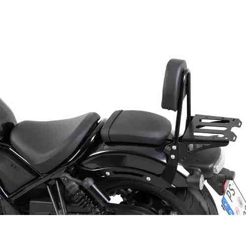 Sissybar with rearrack black for Honda CMX 1100 Rebel (2021-)