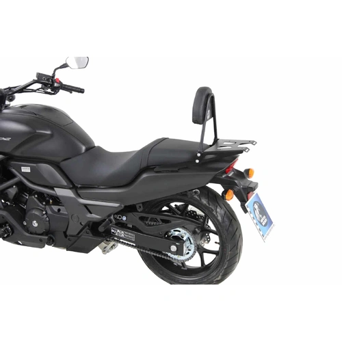 Sissybar with luggage rack black for Honda CTX 700/N/DCT (2014-2017)