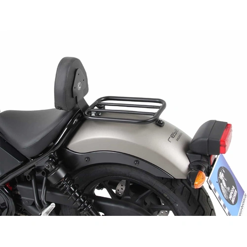 Solorack with backrest black for Honda CMX 500 Rebel (2017-)