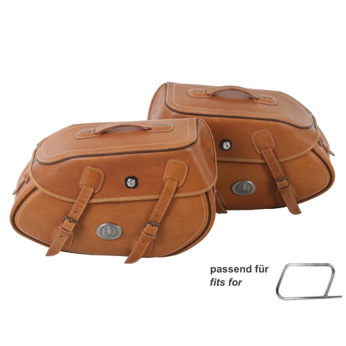 SADDLE BAG SET BUFFALO SANDBROWN FOR TUBE SADDLEBAG CARRIER