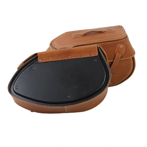 Saddle bag set Buffalo sandbrown for tube saddlebag carrier