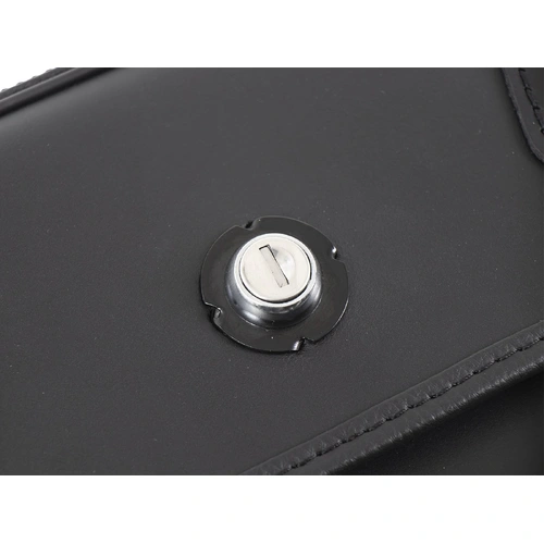 Buffalo leather bag set black for C-Bow holder