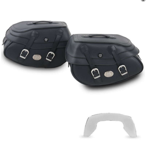 Leatherbag set Buffalo Big C-Bow 