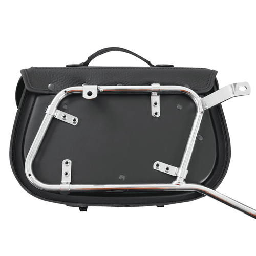 Ivory black leather bag set for leather bag holder tube type