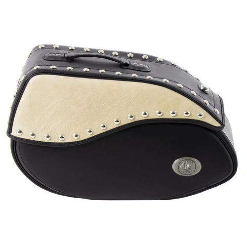Ivory leather bag set for C-Bow holder