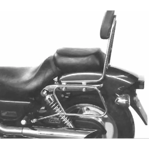 Chrome tubular leather bag holder for Honda VF 750 C (1993-2000)