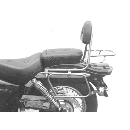 LEATHER BAG HOLDER TUBE-TYPE - CHROME FOR SUZUKI GZ 125/250 MARAUDER (1998-2004)