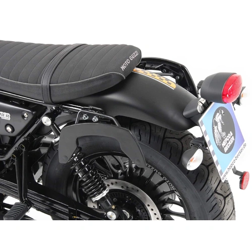 C-Bow side carrier black for Moto Guzzi V 9 Bobber (2016-2020)