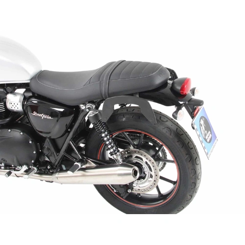 C-Bow side carrier black for Triumph Street Twin (2016-2022)
