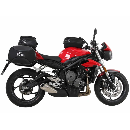 C-Bow side carrier black for Triumph Street Triple 765 S/R/RS/R Low/Moto2 (2017-)