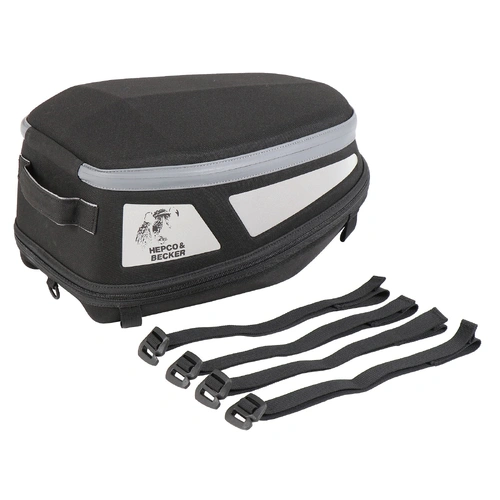 Royster rear bag Sport with strap fastening kit – black/grey