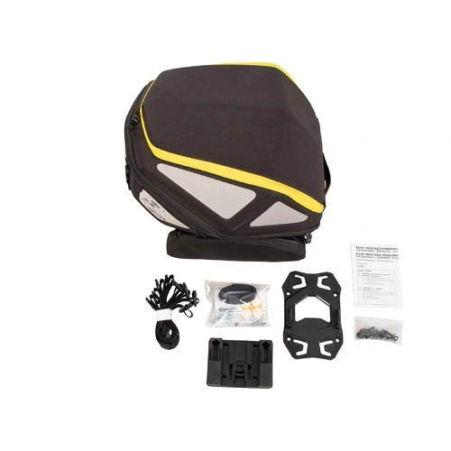 Royster rear bag incl. Basic fastening adapter - black/yellow