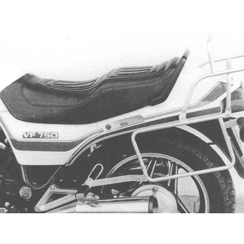 Tubular luggage rack Topcaseträger black for Honda VF 750 S (1982-1985)