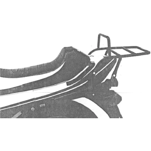 Tubular luggage rack Topcaseträger black for Honda VF 750 F (1983-1986)