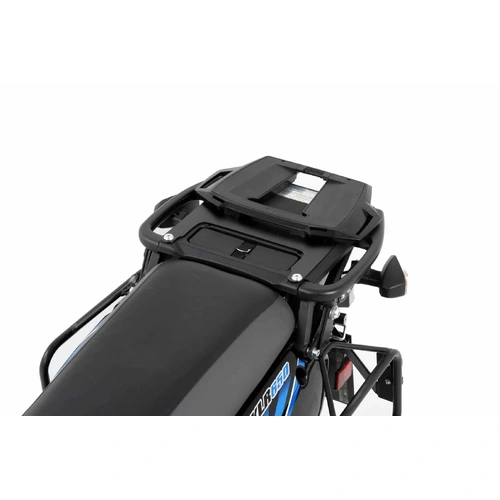 Tubular luggage rack Topcaseträger black for Kawasaki KLR 650 Export model (2008-2018)