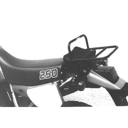Tubular luggage rack Topcaseträger black for Kawasaki KLR 250 (1985-1991)