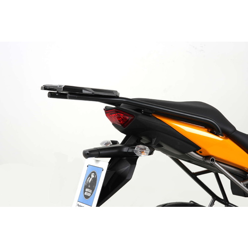 Alurack topcasecarrier – black for Kawasaki Versys 650 2010-2014