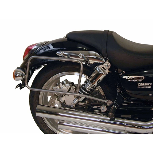 Side case carrier bolted chrome for Kawasaki VN 1500 (2002-2003)/1600 Mean Streak (2004-2008)