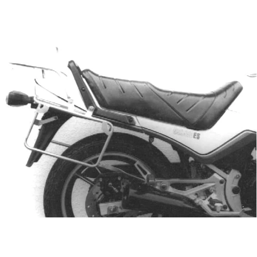 Complete carrier set (side case carrier and tubular luggage rack top case carrier) black for Suzuki GSX 550 ES/EF/EU (1982-1988)