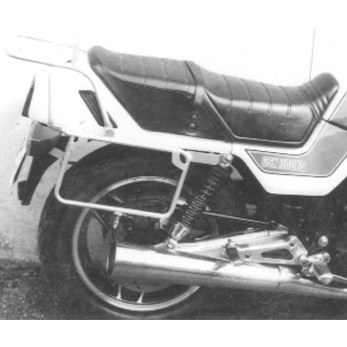 Complete carrier set (side case carrier and tubular luggage rack top case carrier) black for Suzuki GSX 1100 ES (1983-1987)