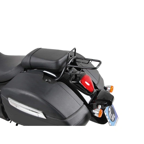 Tubular luggage rack Topcaseträger black for Suzuki C1500T Intruder (2013-2016)