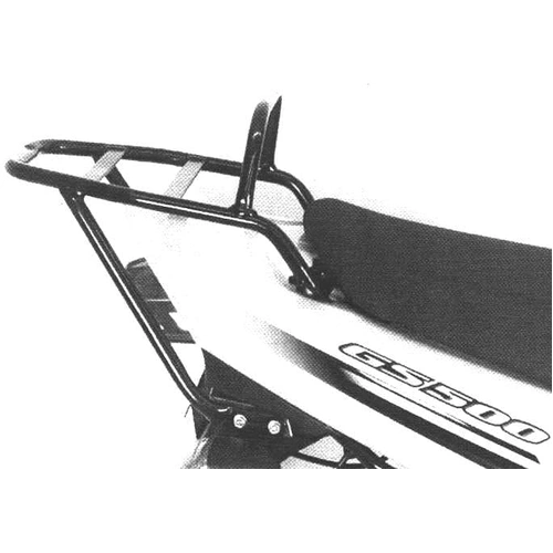 Tubular luggage rack Topcaseträger black for Suzuki GS 500 / F (2001-2008)