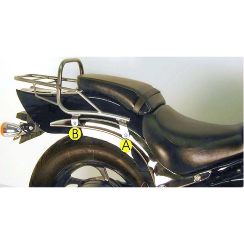 Tubular luggage rack Topcaseträger chrome for Suzuki M 800 Intruder (2005-2009)