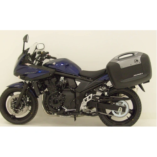 Side pannier rack Lock-it black for Suzuki GSF 650 S Bandit ABS (2009-2011) / GSF 1250 ABS (2010-2014) (black pillion footrests)