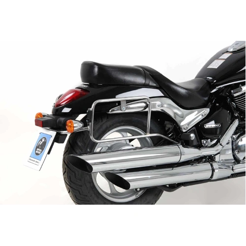 Side case carrier bolted chrome for Suzuki M 800 Intruder (2010-2012)